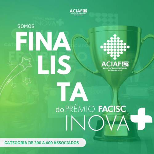 Aciaf é finalista do Prêmio Inova+ da Facisc