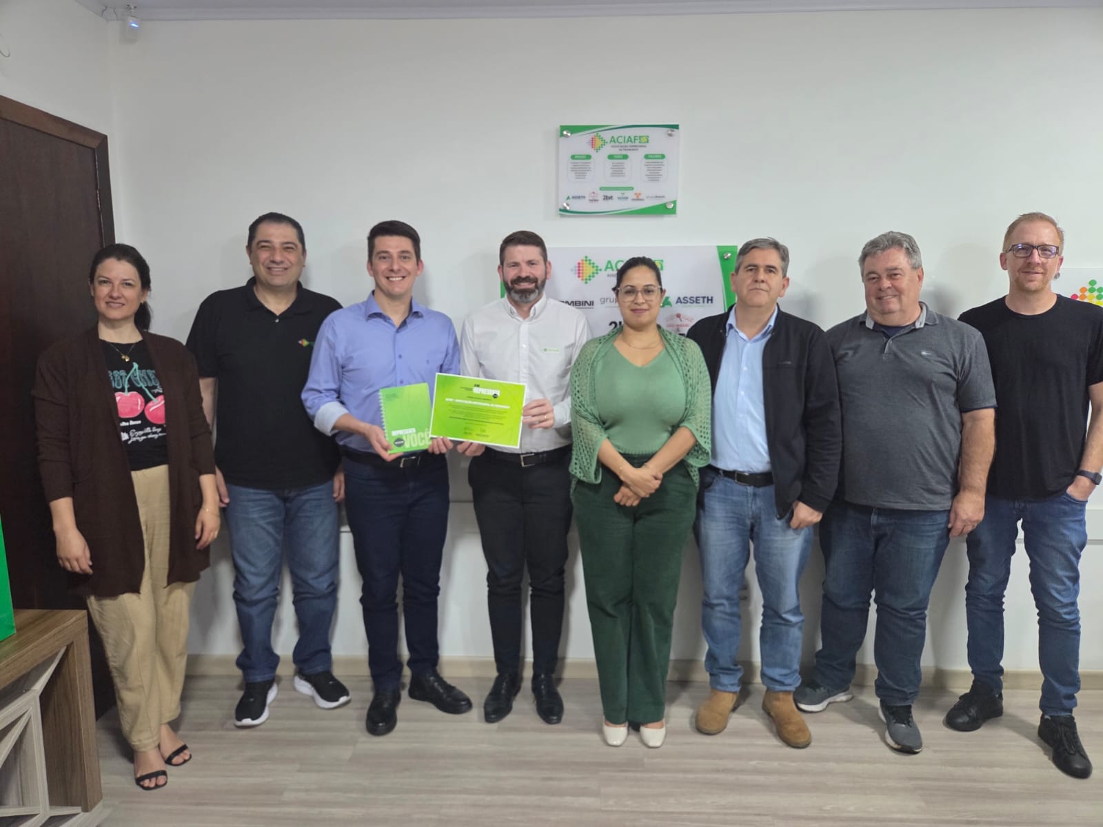 ACIAF recebe novo consultor da FACISC